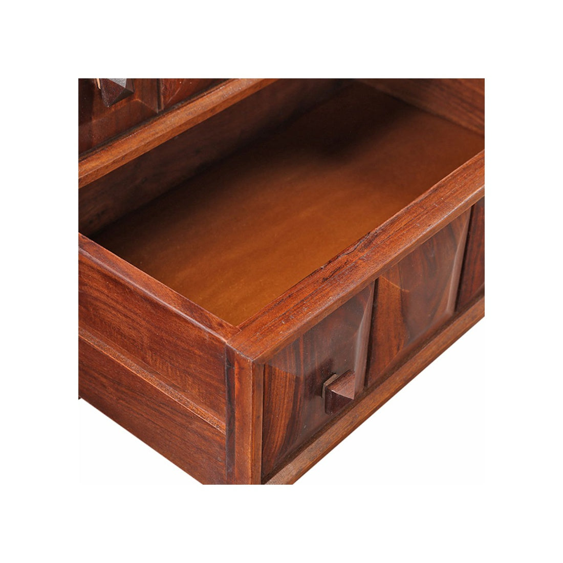 Woodrow Sheesham Wood(Rosewood) TV Unit in HONEY Colour