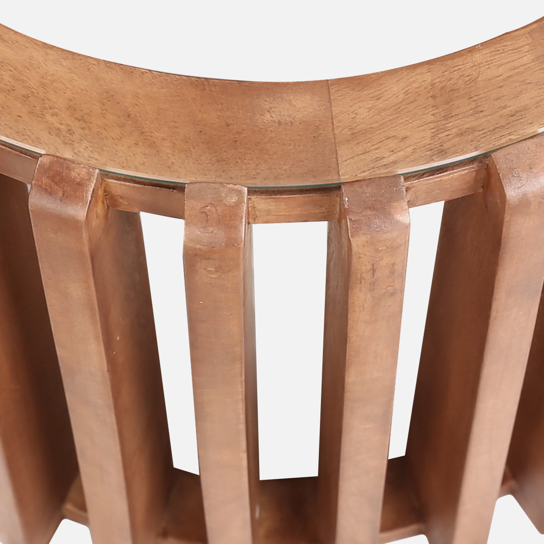 Haku Side Table in Walnut Colour