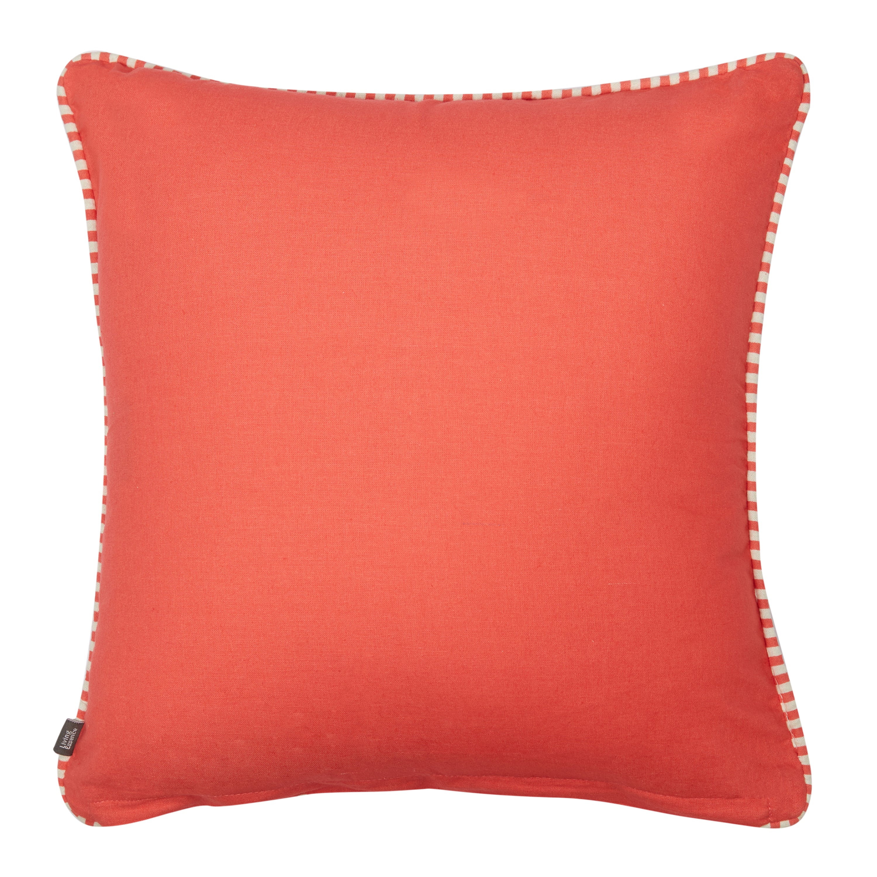 Indian Botanical Cotton Cushion Cover 45x45 cm in Multi Pink Colour