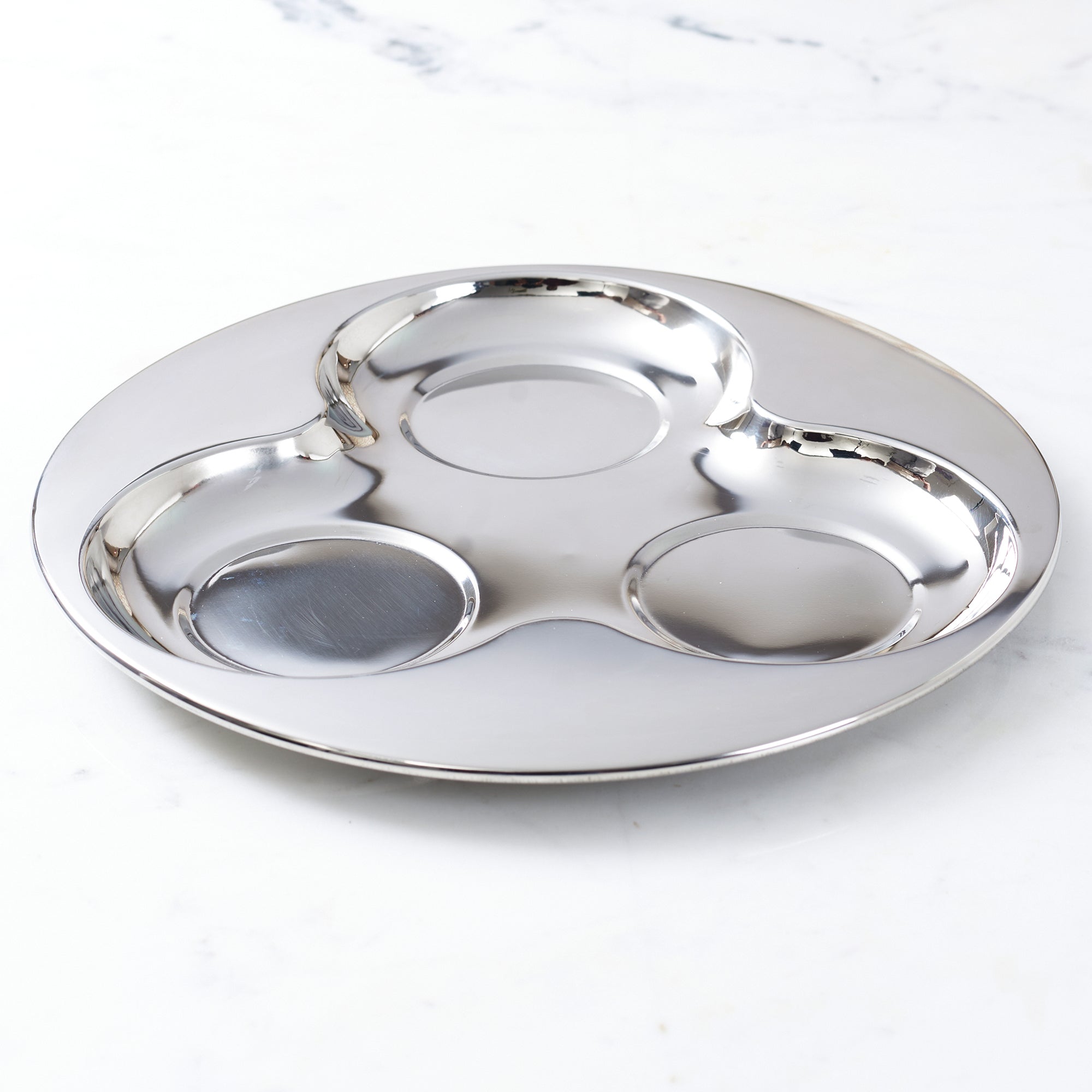 Sapphire Steel with Gold Finish Snack Bowl Set of 7 in Gold Colour