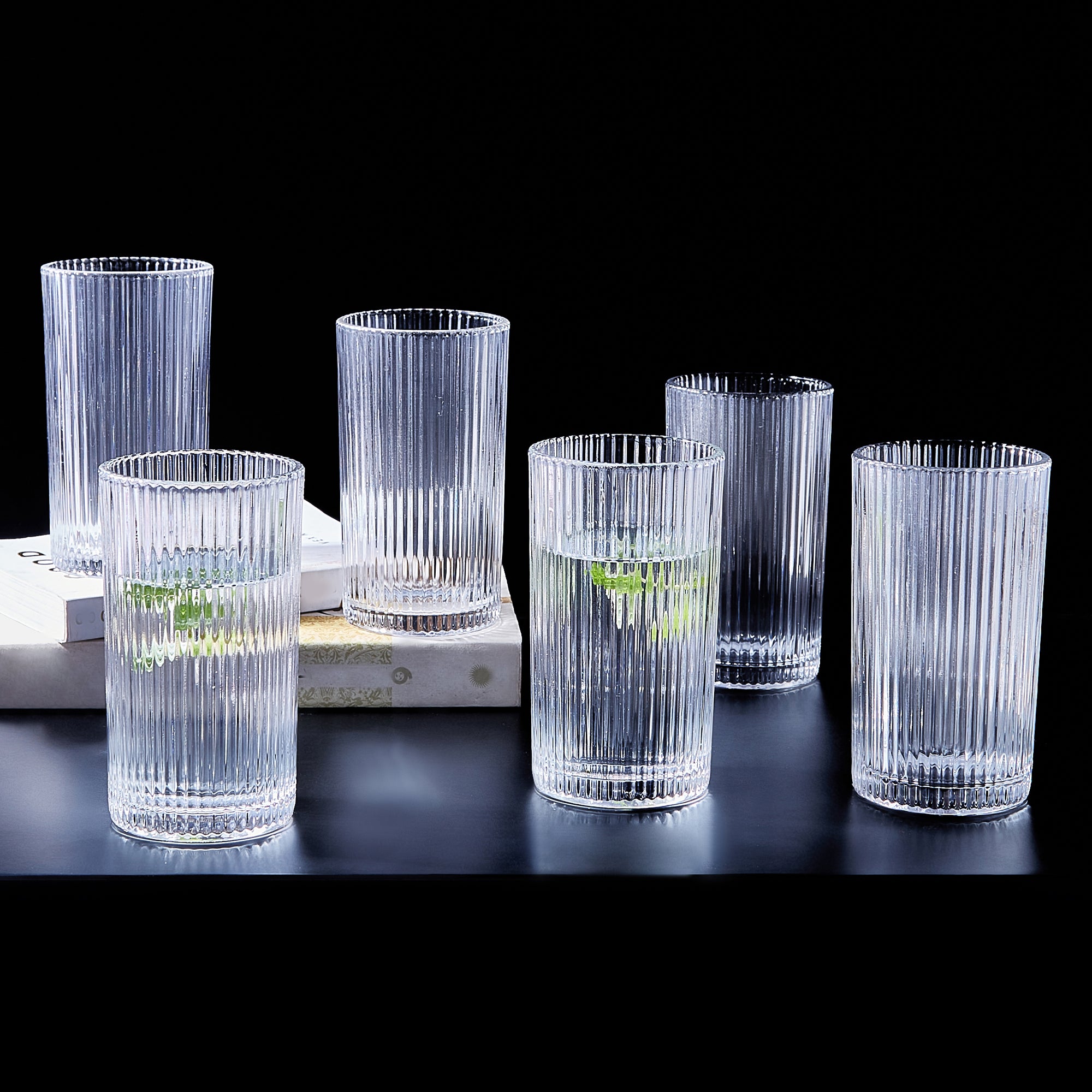 Sapphire  Water Glass Set of 6 in Transparent Colour