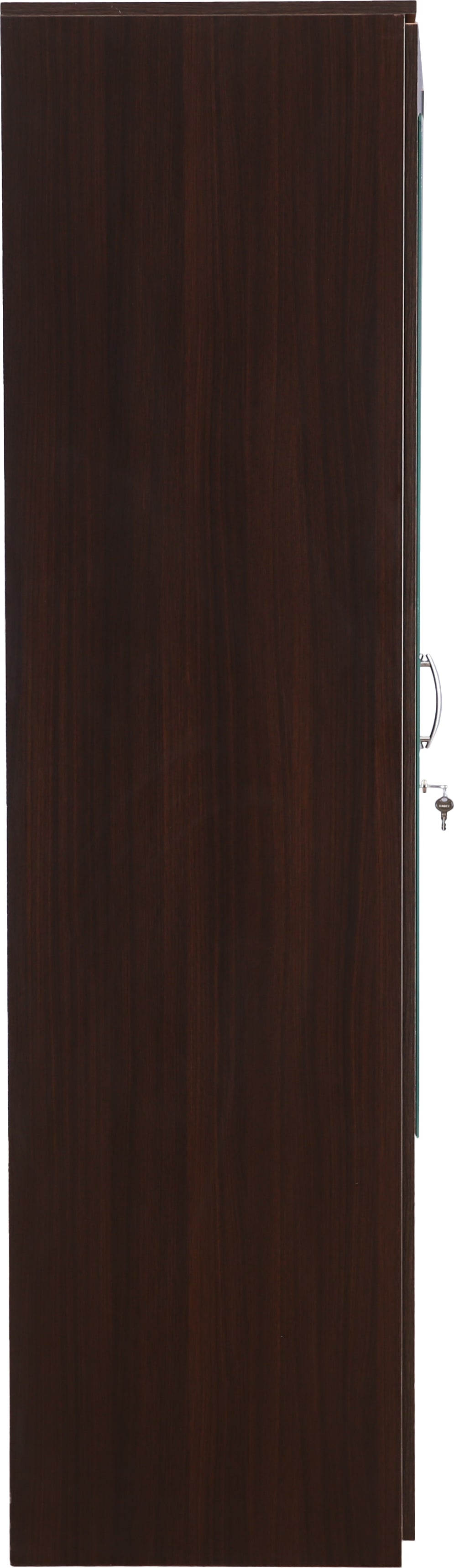 Swirl Two door Wardrobe in Dark Oak Colour