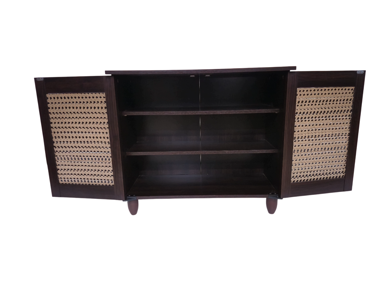 Kaira 2 Door Shoe Rack in Wenge Colour