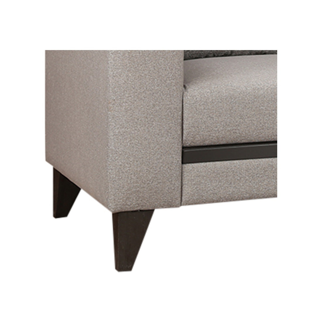 Garcia Fabric 3 Seater Sofa in Grey Colour