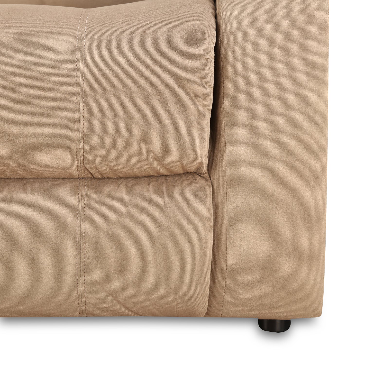 Bradford Fabric Two Seater Sofa in Beige Colour