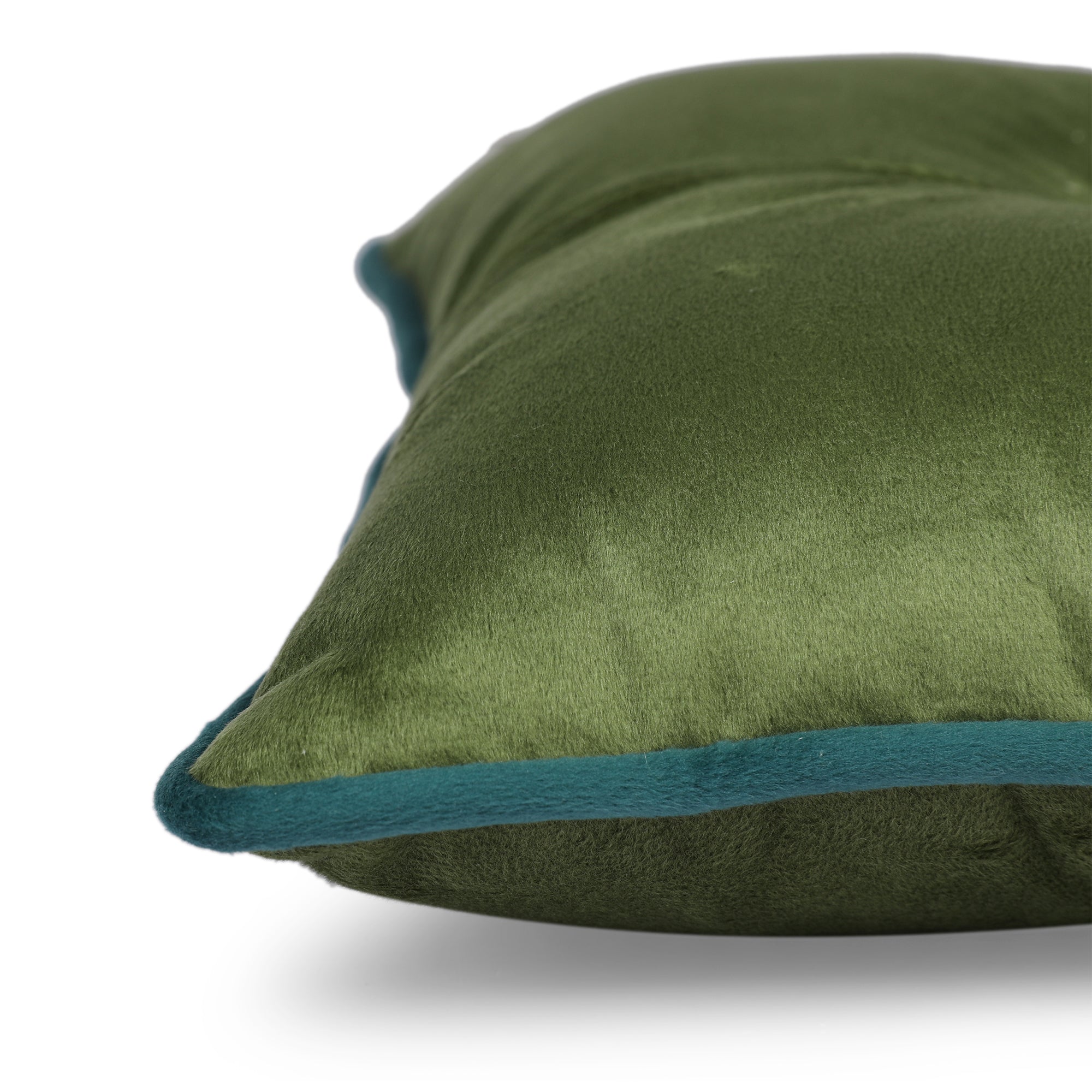 Velvet Solid Dori Filled Cushion Sage, 30X30cm
