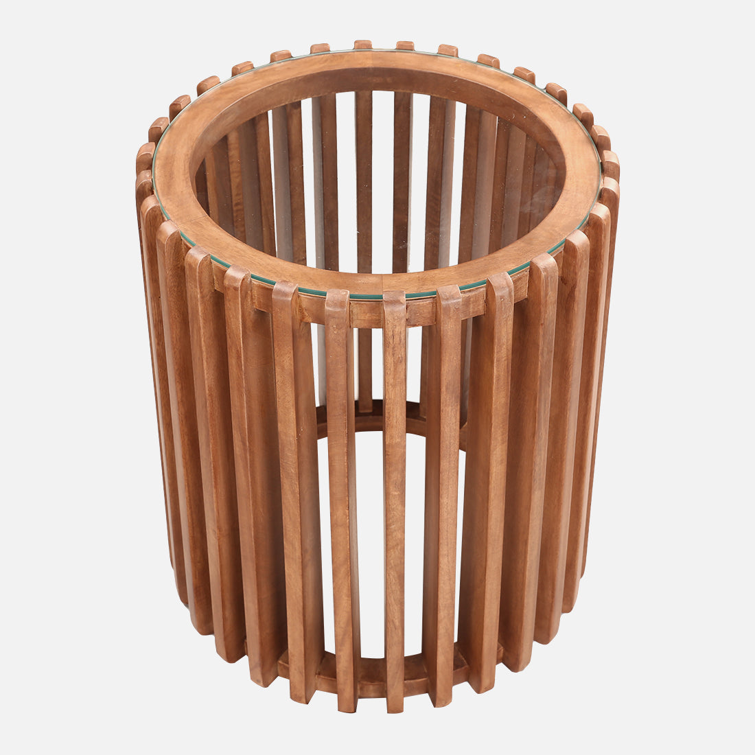 Haku Side Table in Walnut Colour