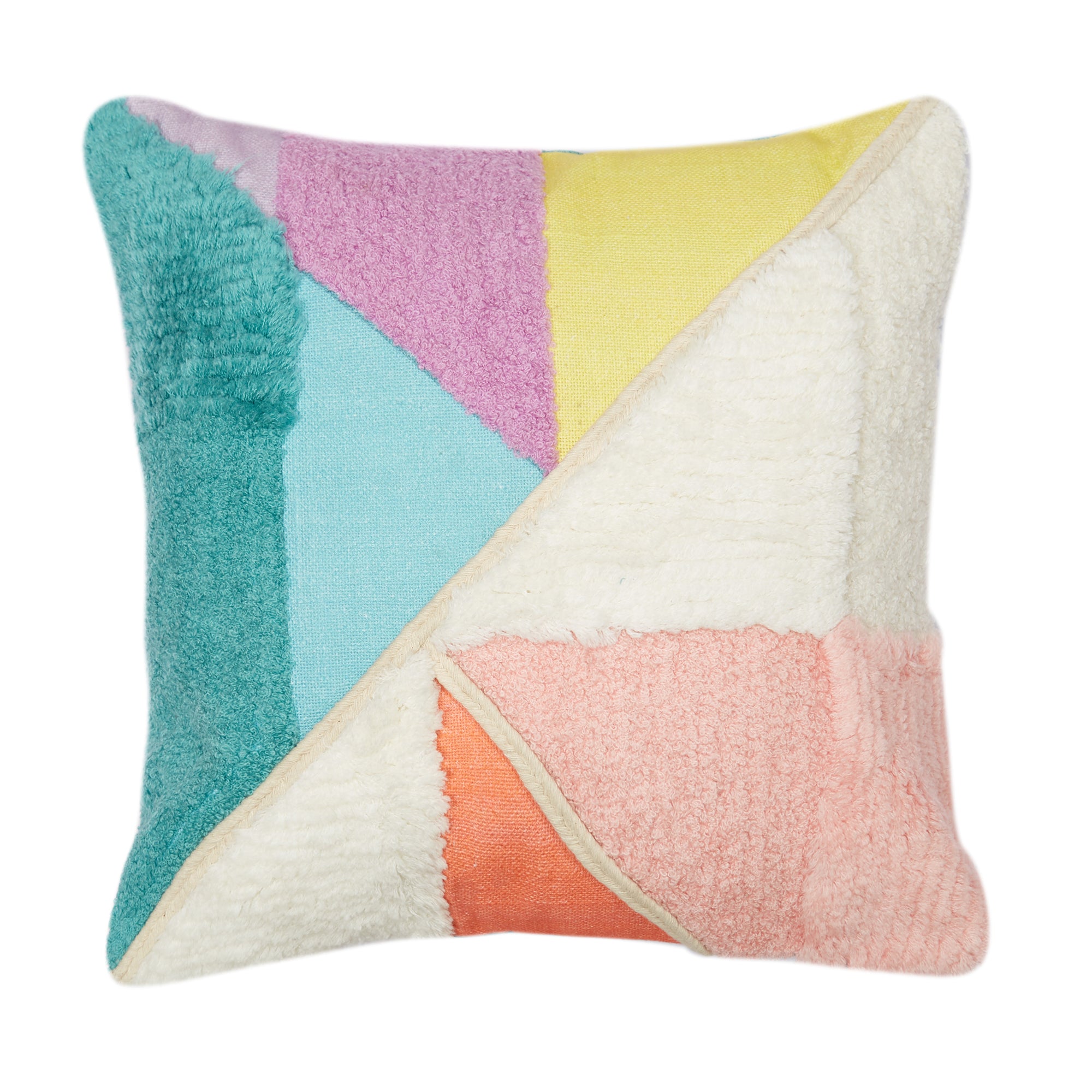 Pop Modern Cotton Cushion Cover 30x30 cm in Multi Colour