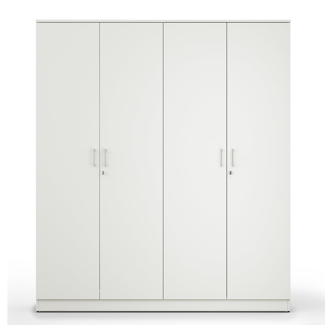 Prime Four Door Wardrobe in White Colour