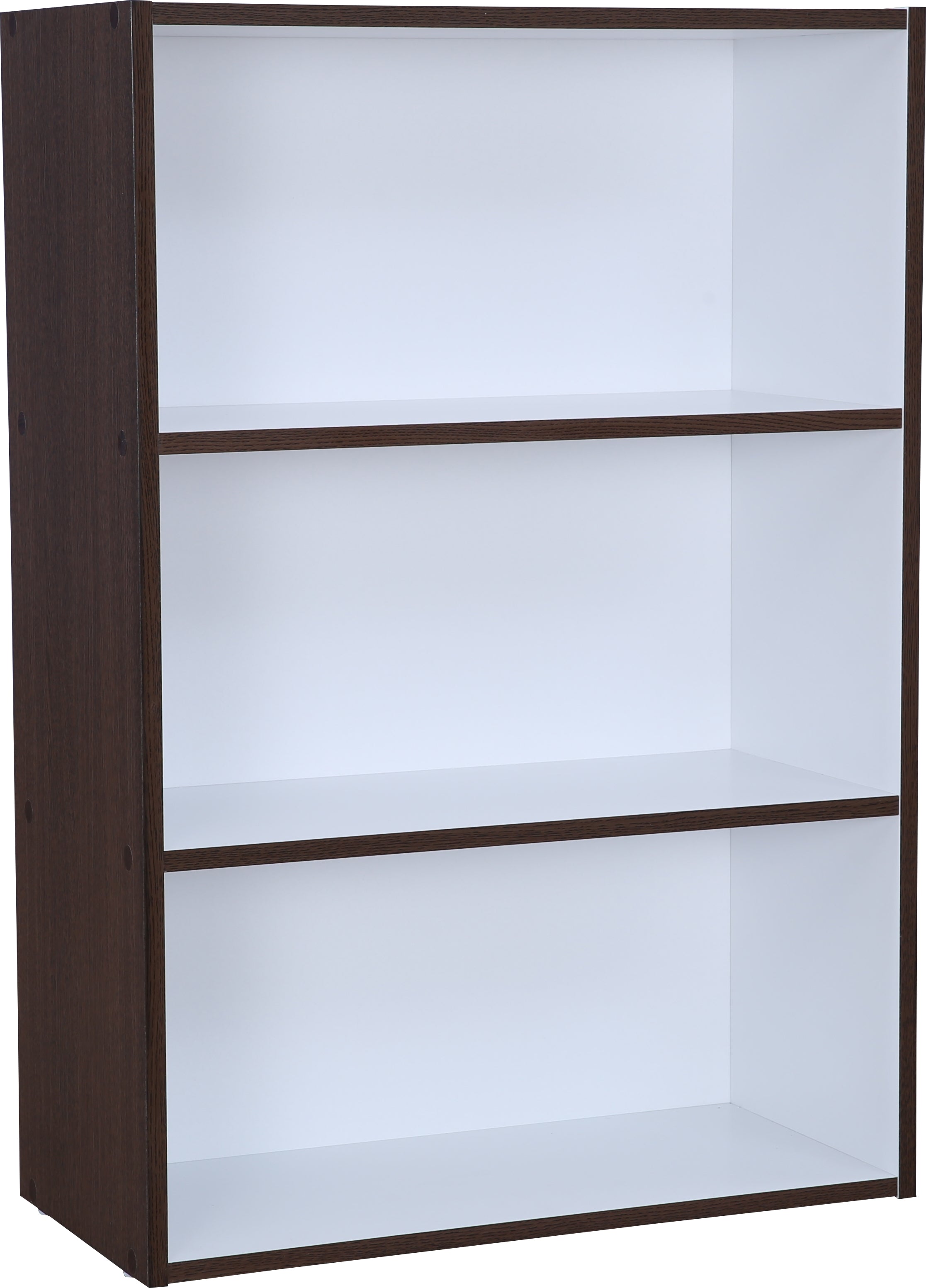 Mezzola Engineered Wood 3 Tier Bookshelf Large in Wenge Colour