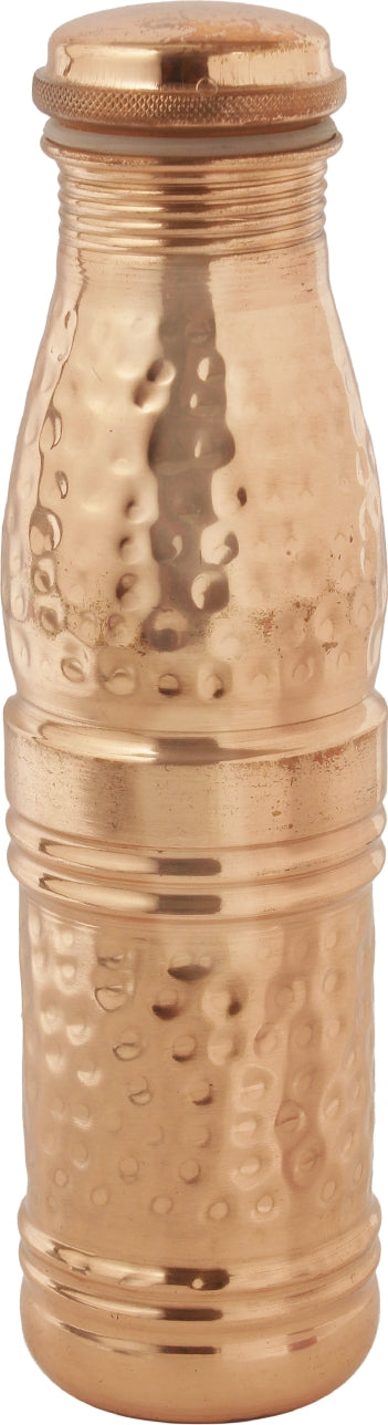 Copper Drinking Bottle in Brown Colour by Living Essence