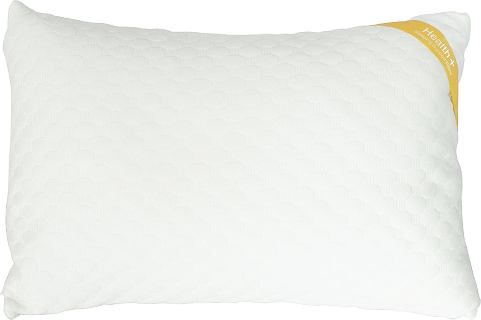 Health Plus Bamboo Pillow 46X68 Cm in White Colour