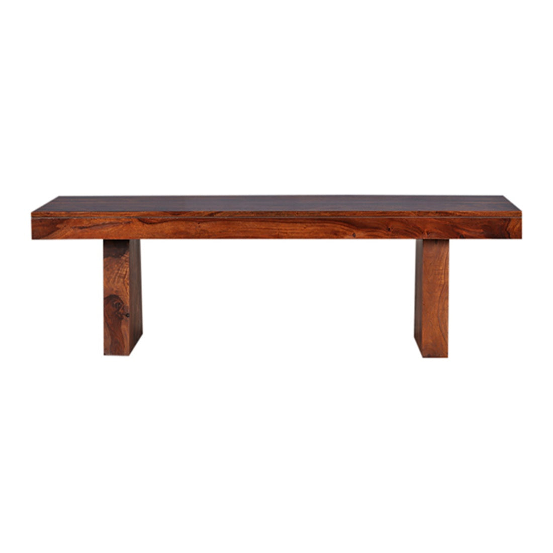 Austin Sheesham Wood(Rosewood) Dining Bench for 6 Seater in Honey Colour