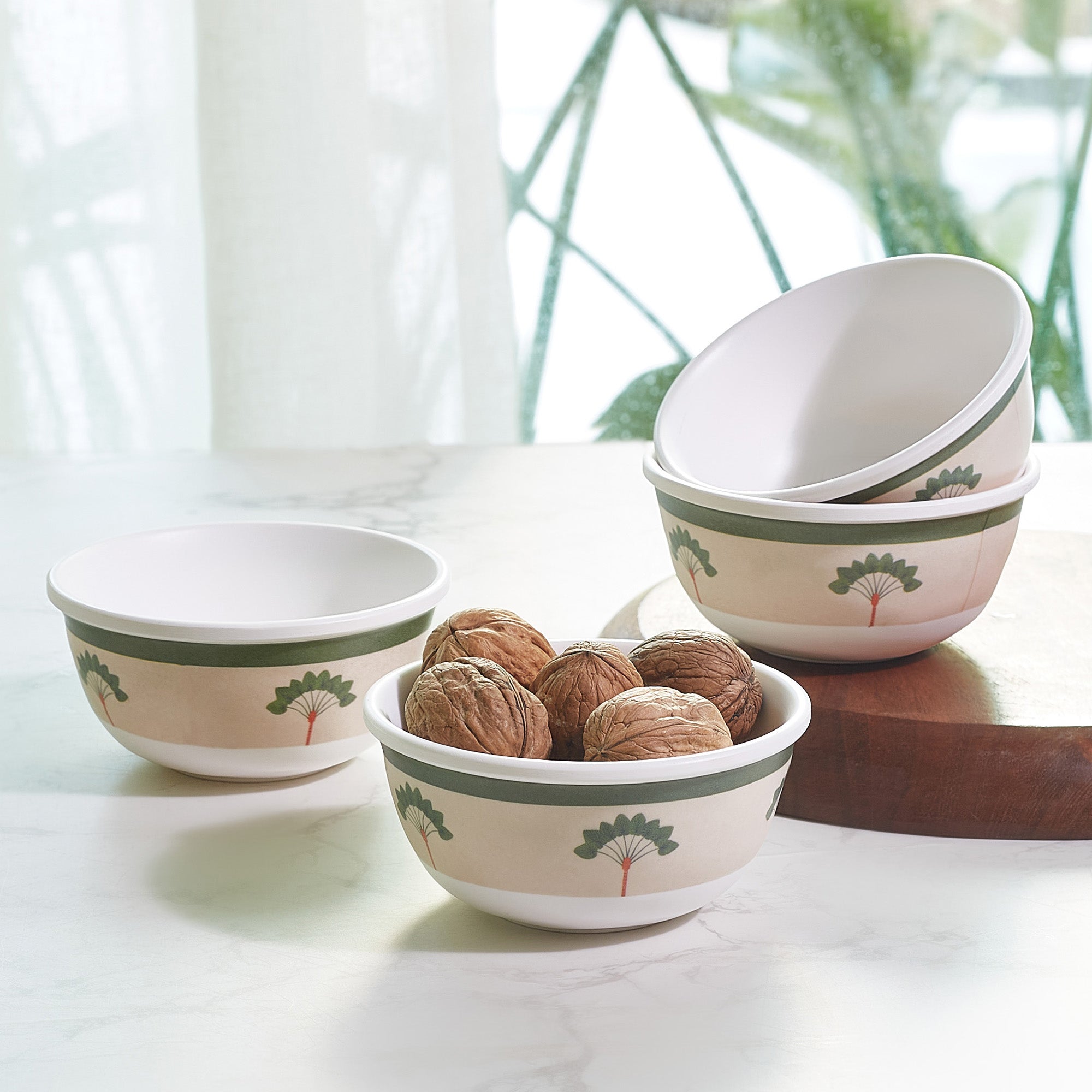 Living Essence Oasis Veg Bowl 4 inch Set of 4Pcs