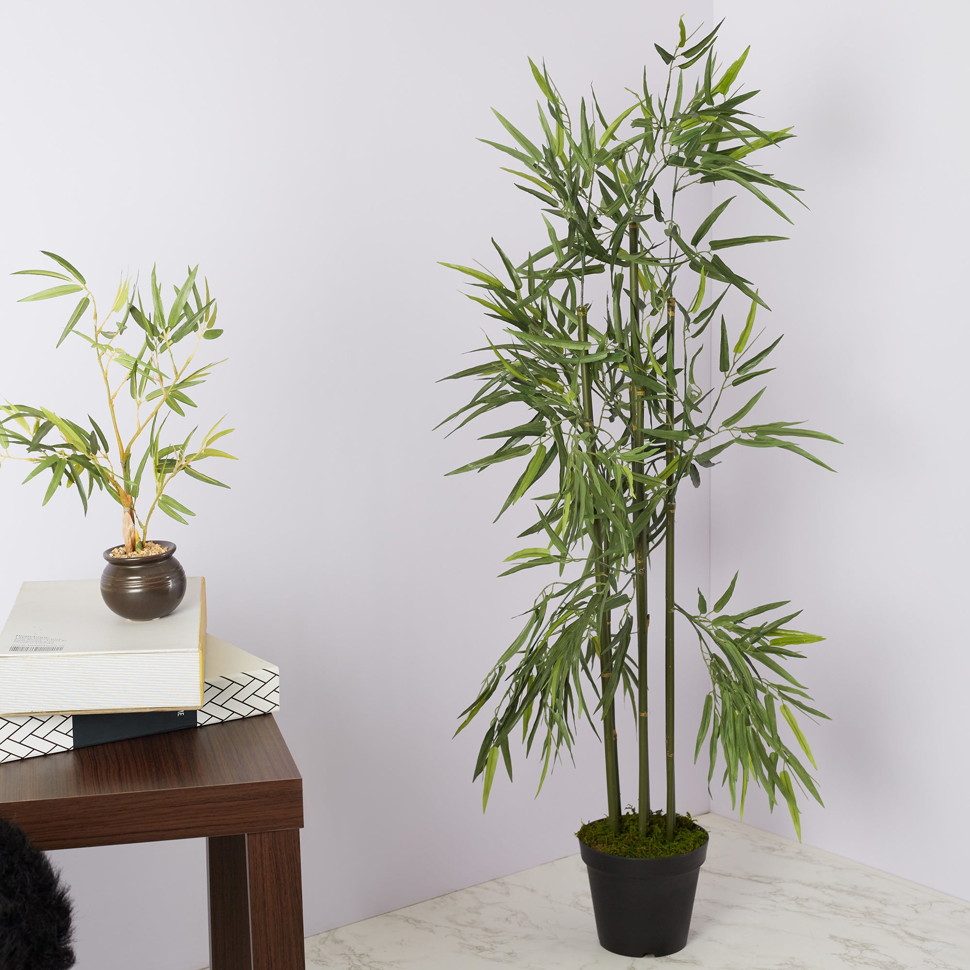 Ilana Faux Bamboo Potted Plant 103 Cm in Green Colour