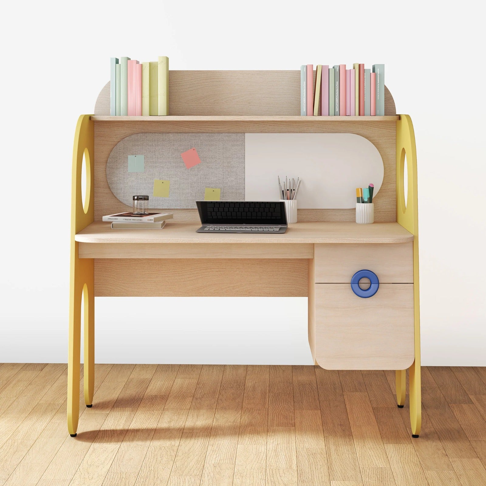 Popstar Study Table in Yellow Colour