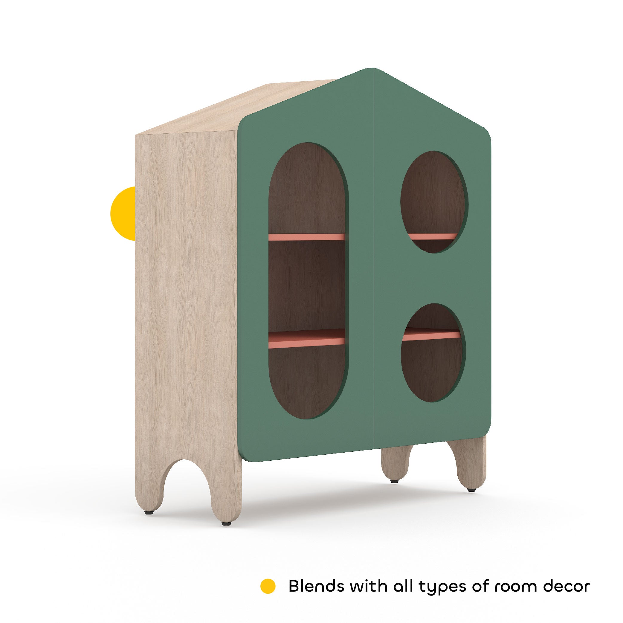 Magic Hut  Storage Cabinet in Lauren Green Colour
