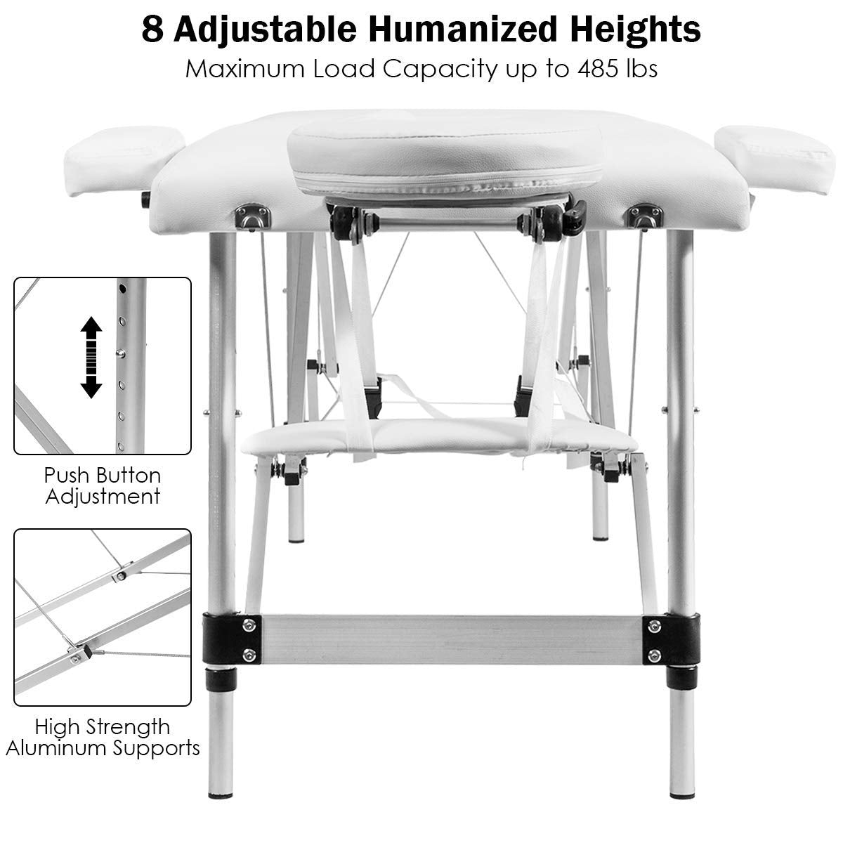 84" Massage Table with Carry Case