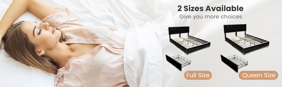 Full and Queen Size Bed