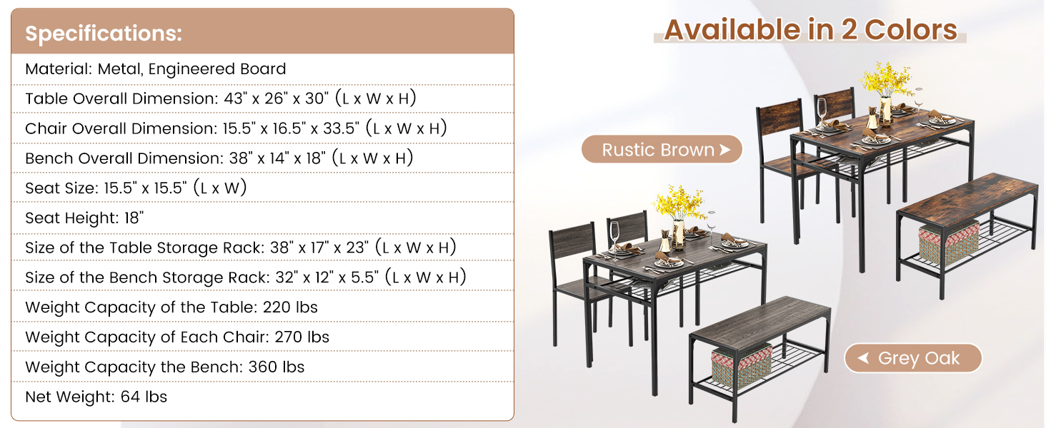 dining table set
