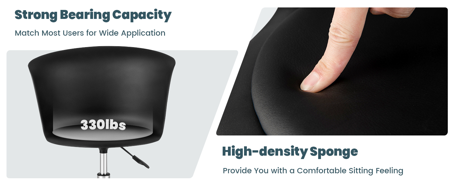 armless chair