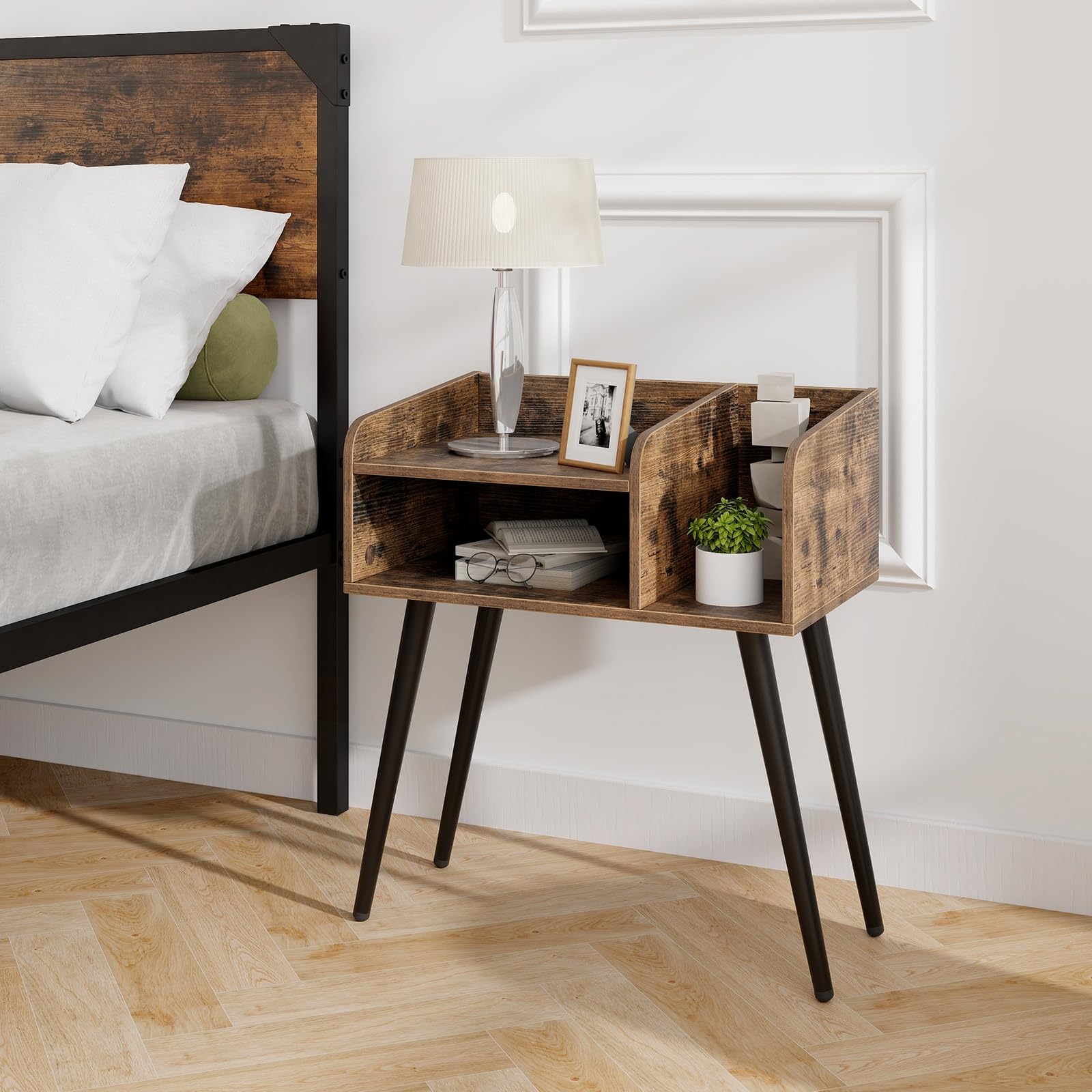 Nightstand with Open Shelves（1/2）