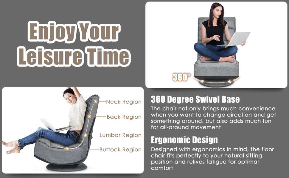 360 Degree Swivel Floor Chair