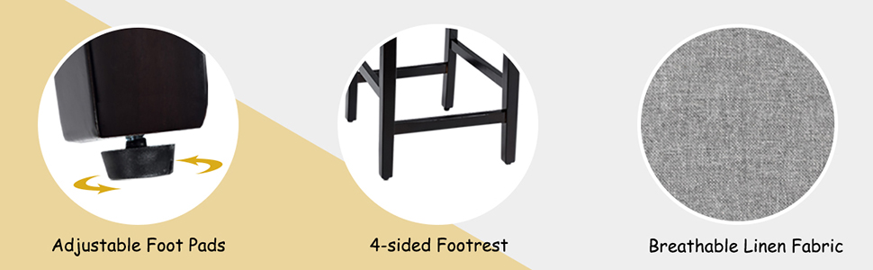 Bar Stools Set of 2