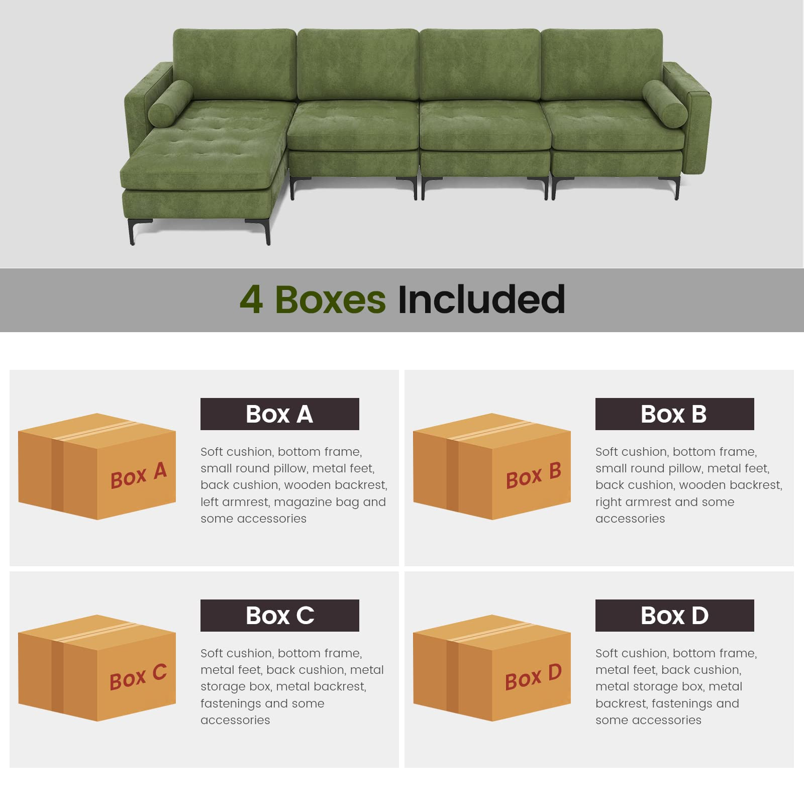 Heavy Duty Sleeper Sofa Couch for Living Room