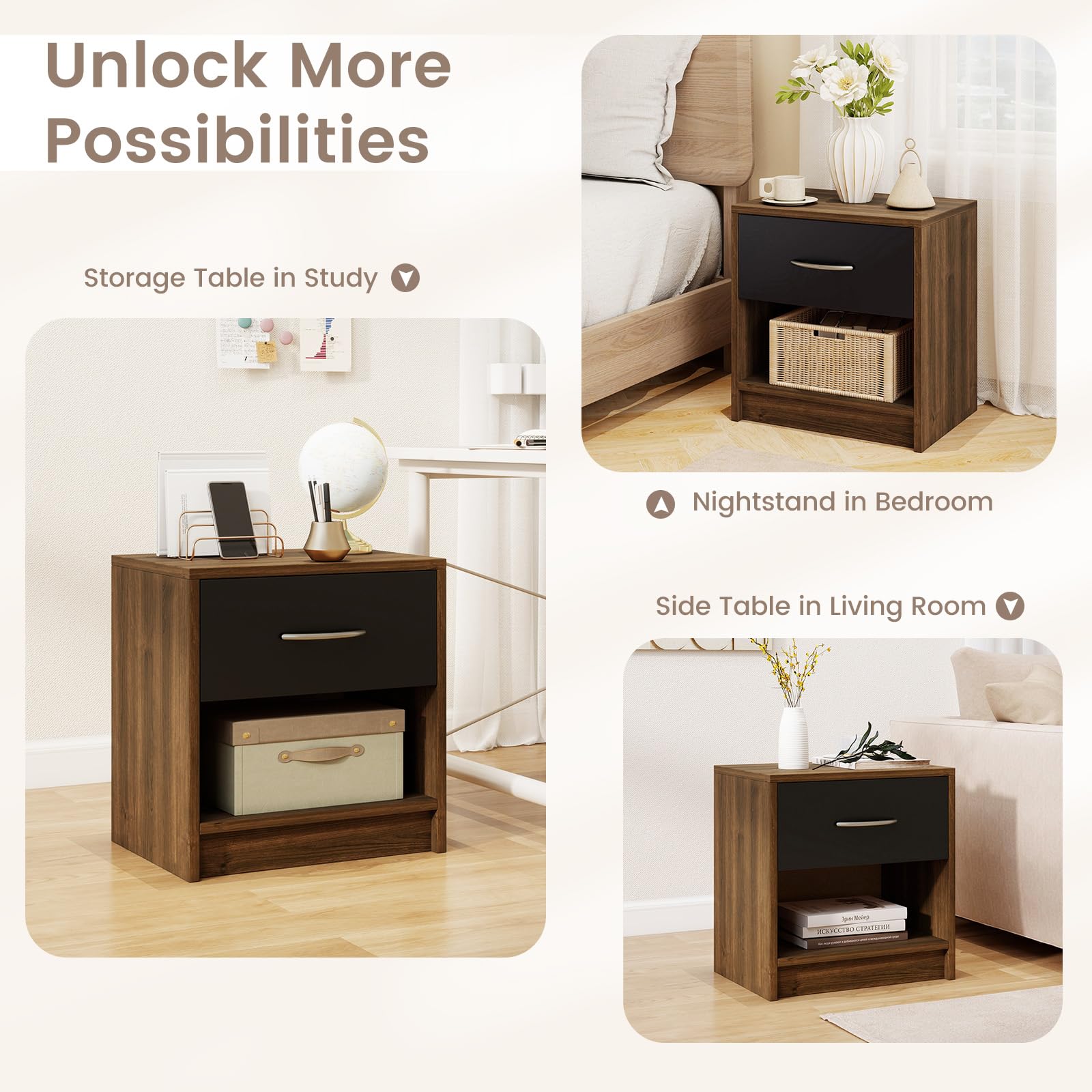 Nightstand with Drawer（1/2）