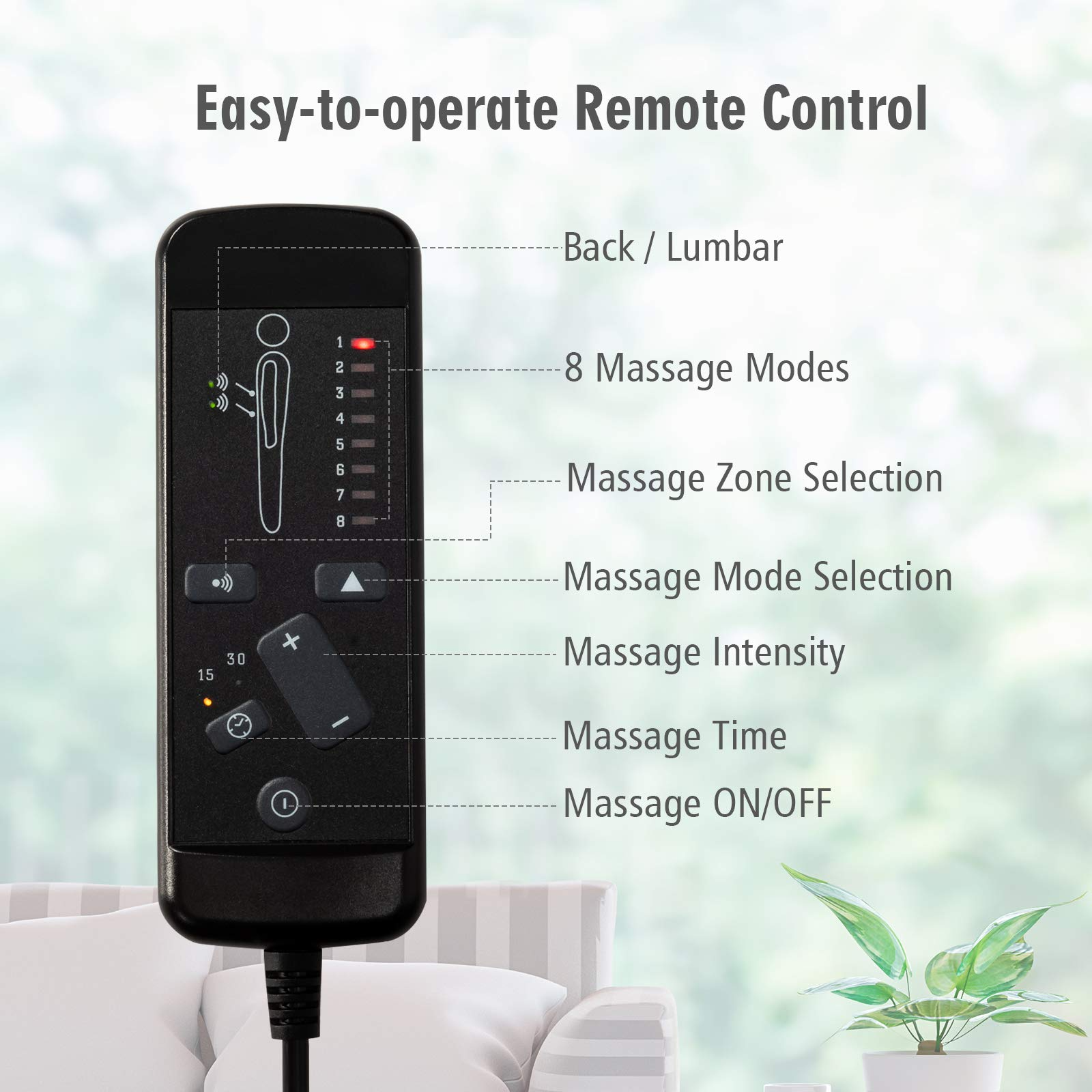Recliner Chair with Vibration Massage & Remote Control , 360 Degree Swivel Reclining Sofa Chair