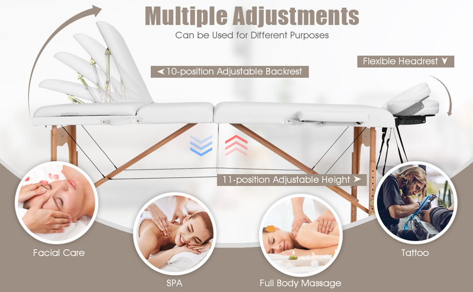 Portable 3 Sections Salon