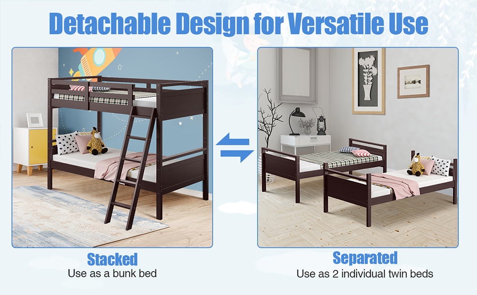 Twin Over Twin Bunk Bed