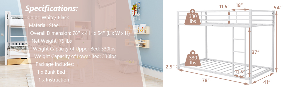 Bunk Bed Frame