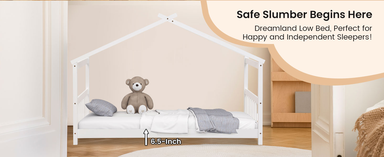 twin house bed