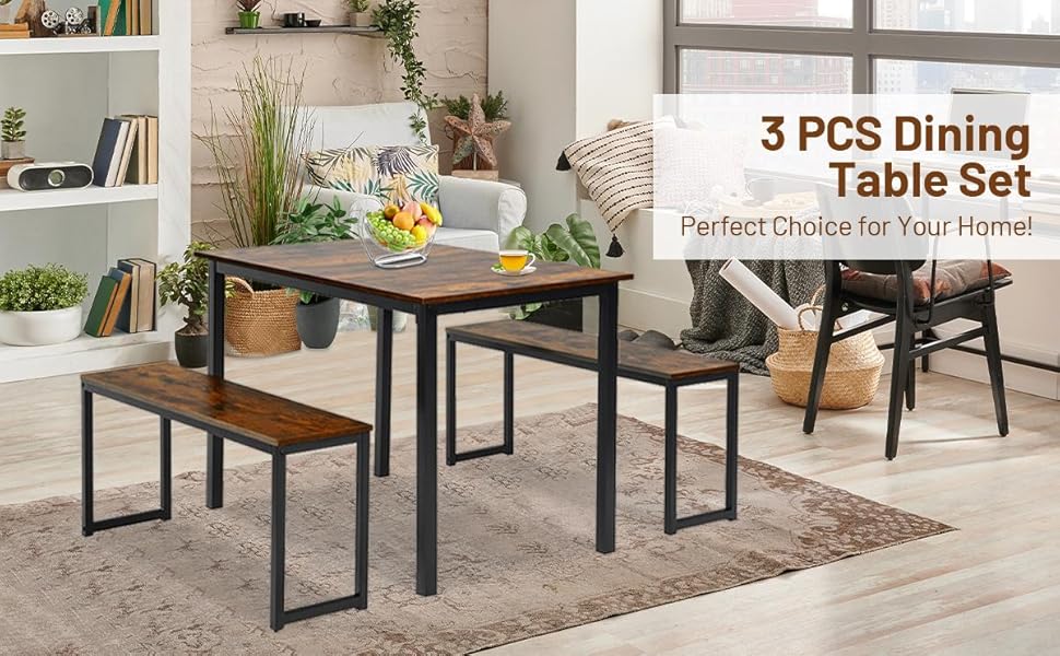 Dining Table with Bench