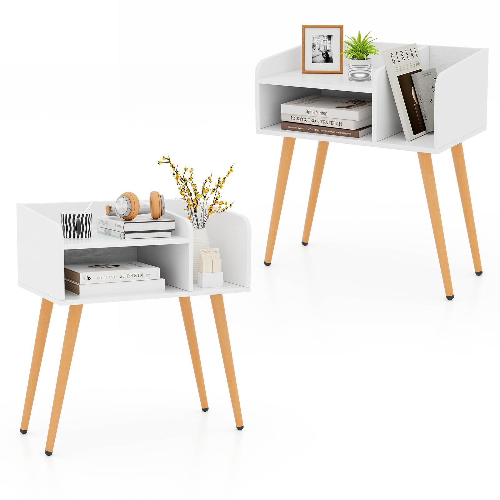 Nightstand with Open Shelves（1/2）