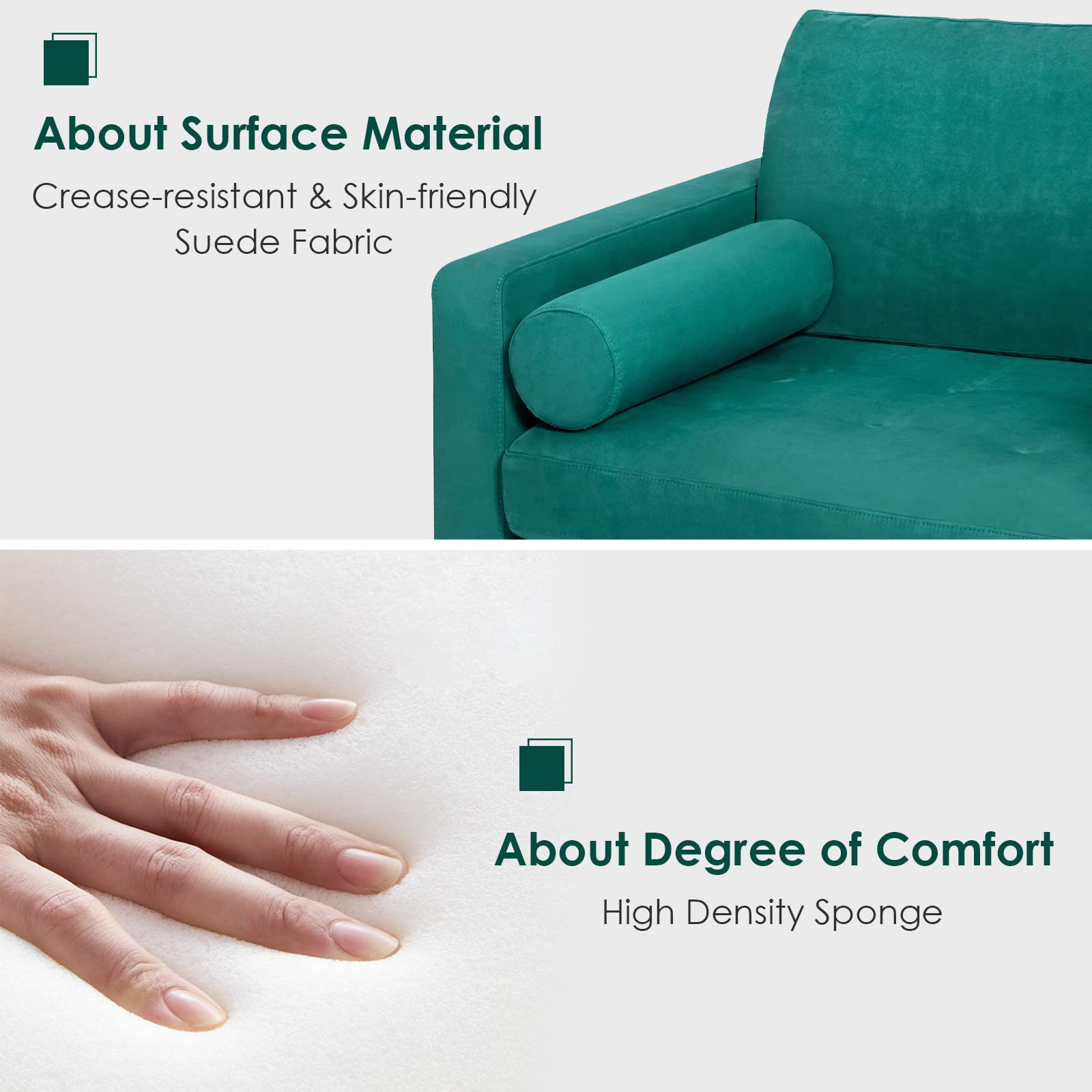 Heavy Duty Sleeper Sofa Couch for Living Room