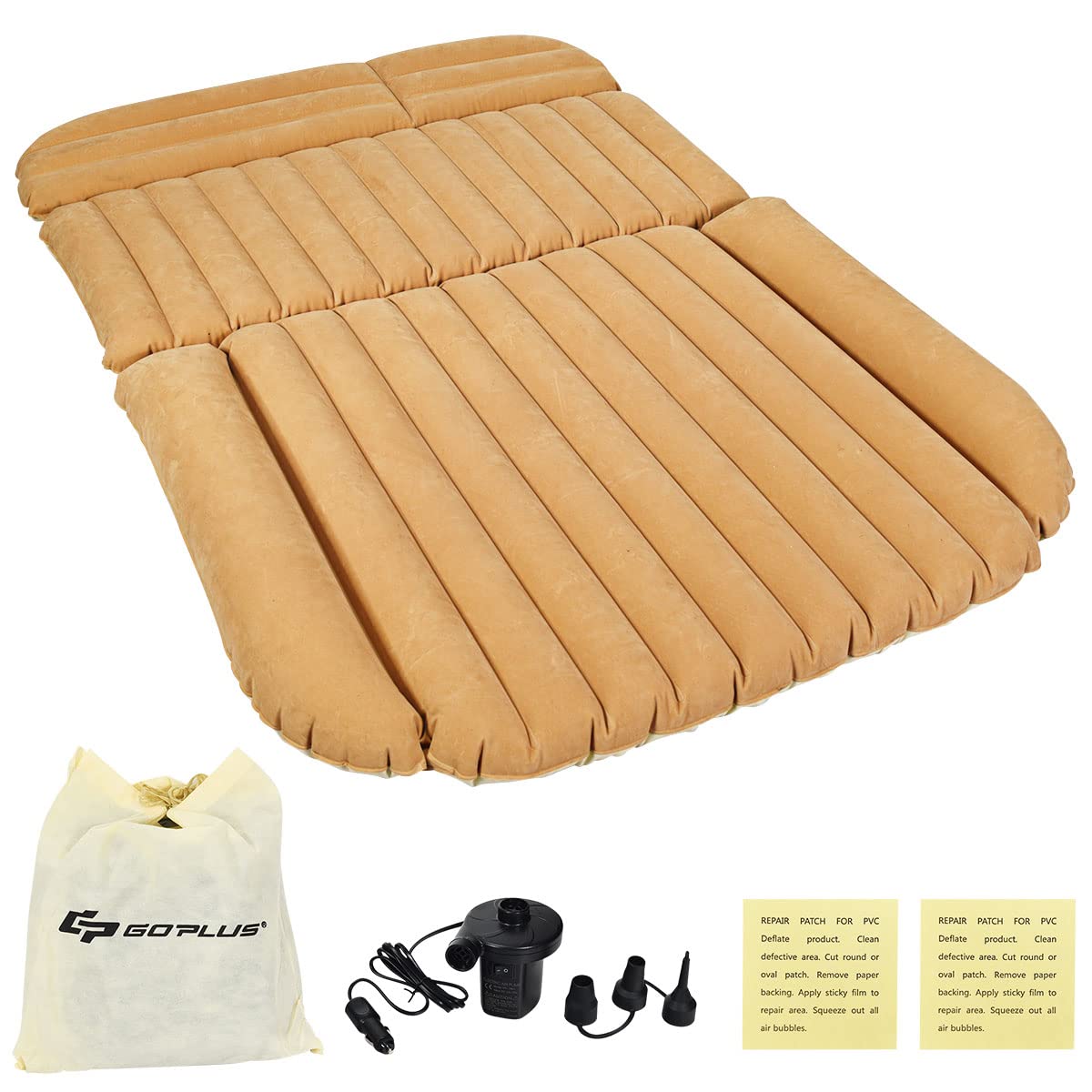 Car Air Mattress Back Seat Inflatable Blow Up Folding Camping Traveling Bed Mattress