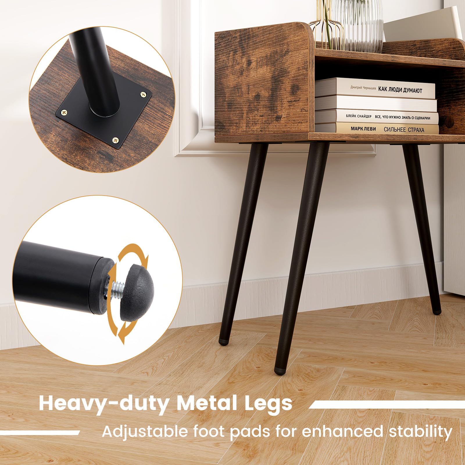 Nightstand with Open Shelves（1/2）