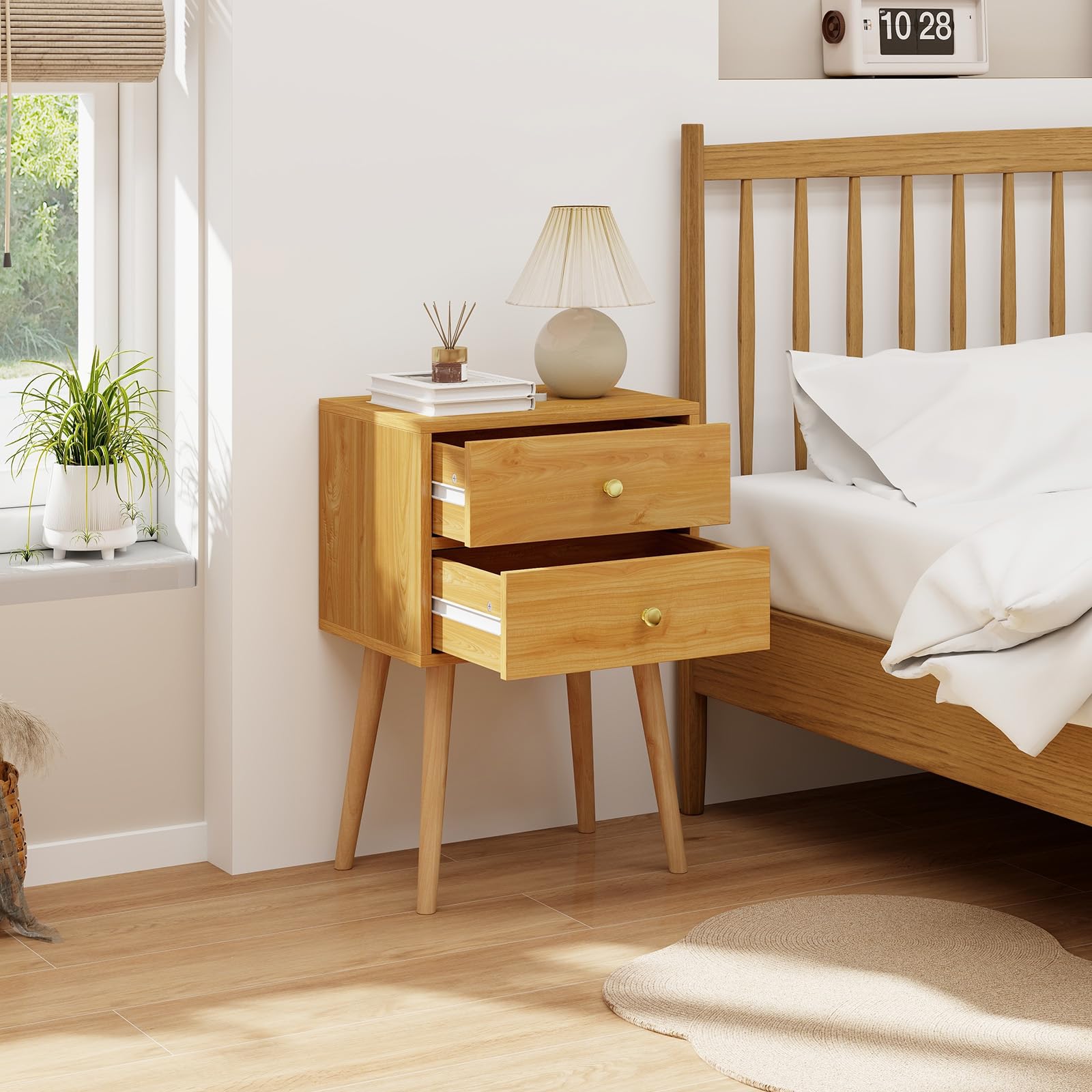 Nightstand with 2 Drawers（1/2）