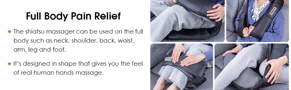 shoulder massager with heat