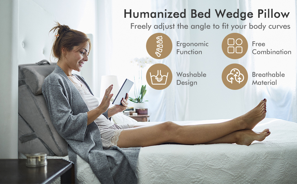 Incline Bed Rest for Reading