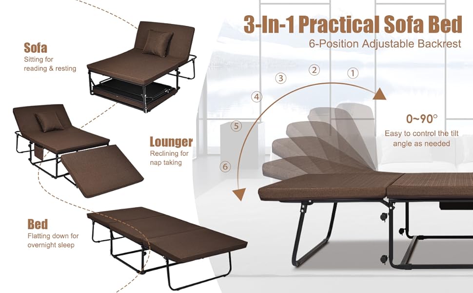 Convertible Chair Bed