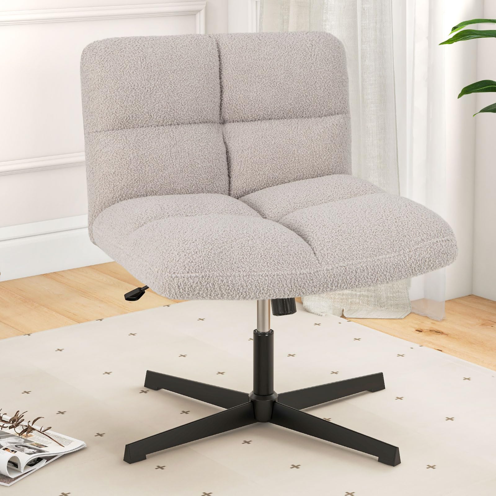 Criss Cross Chair, Height Adjustable Computer Swivel Office Chair