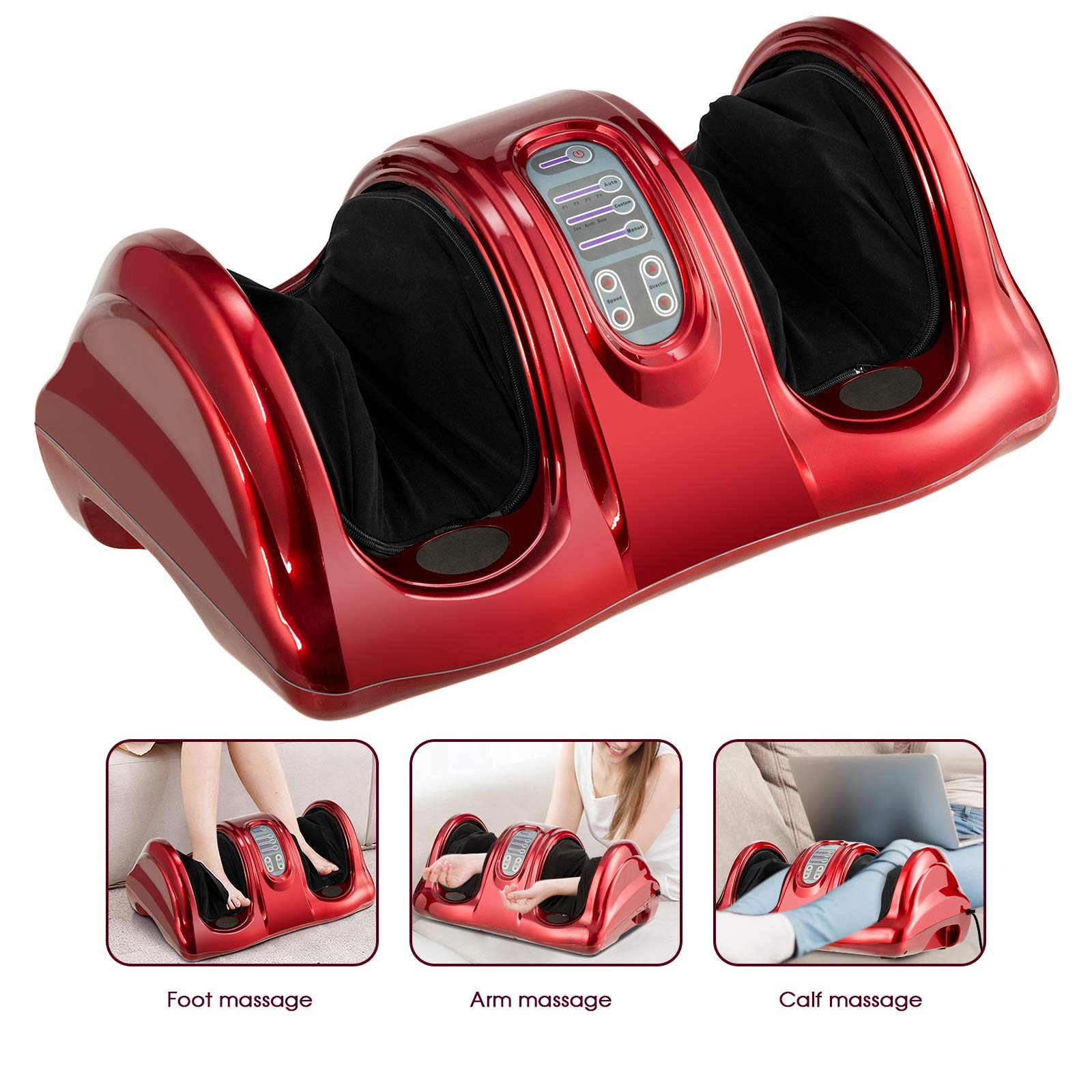 Electric Shiatsu Foot Massager with Remote and 4 Massage Modes