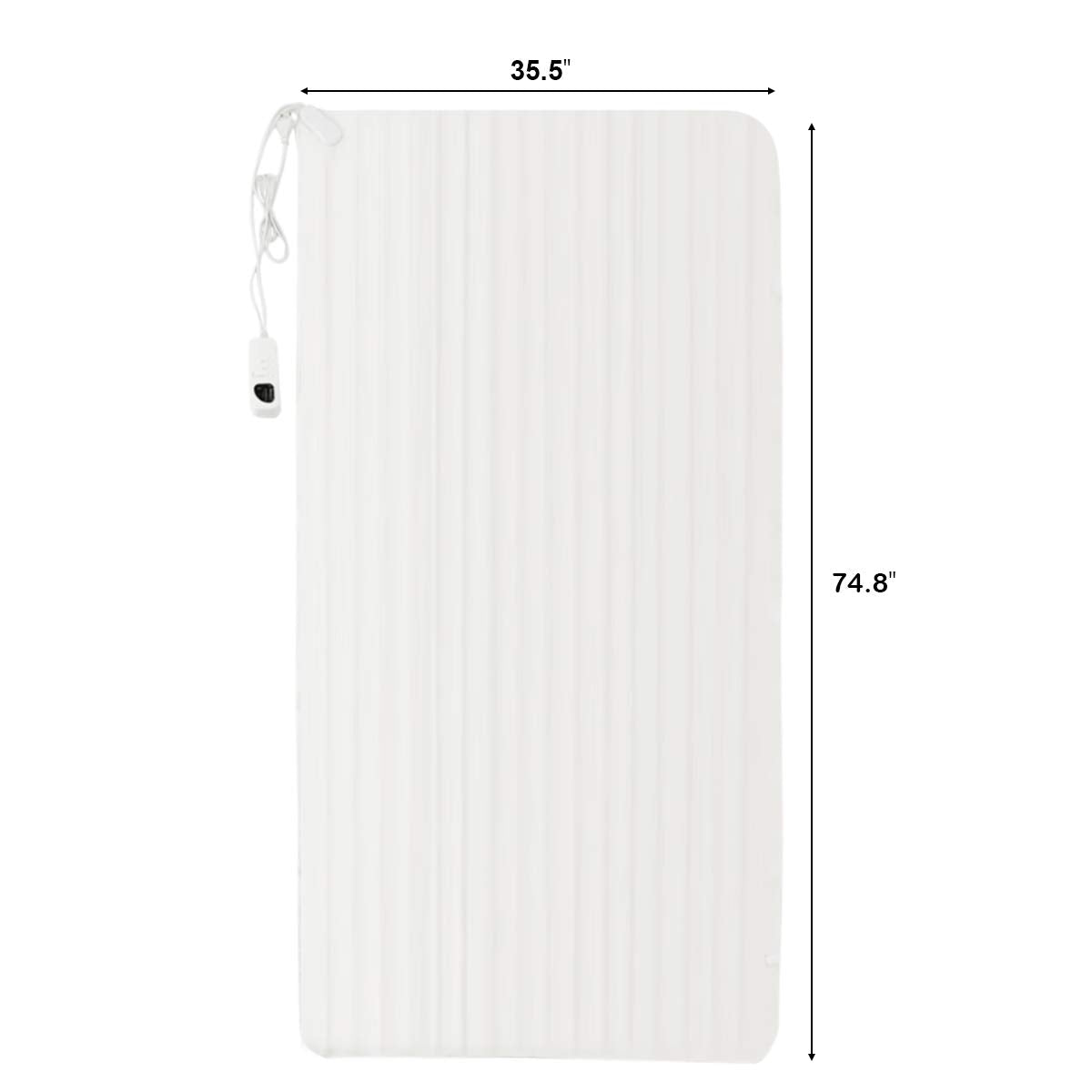 Smart Electric Heated Mattress Pad, Heating Bed Topper Blankets w/ Low-Voltage,Fast Heating