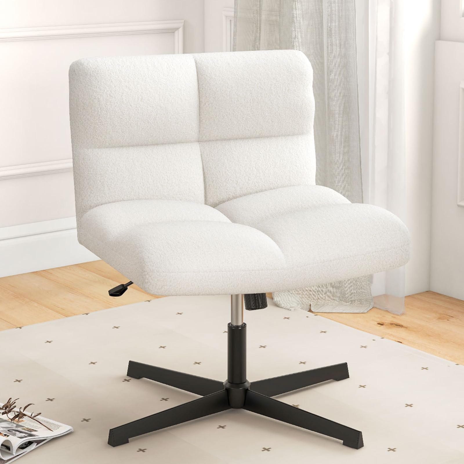 Criss Cross Chair, Height Adjustable Computer Swivel Office Chair