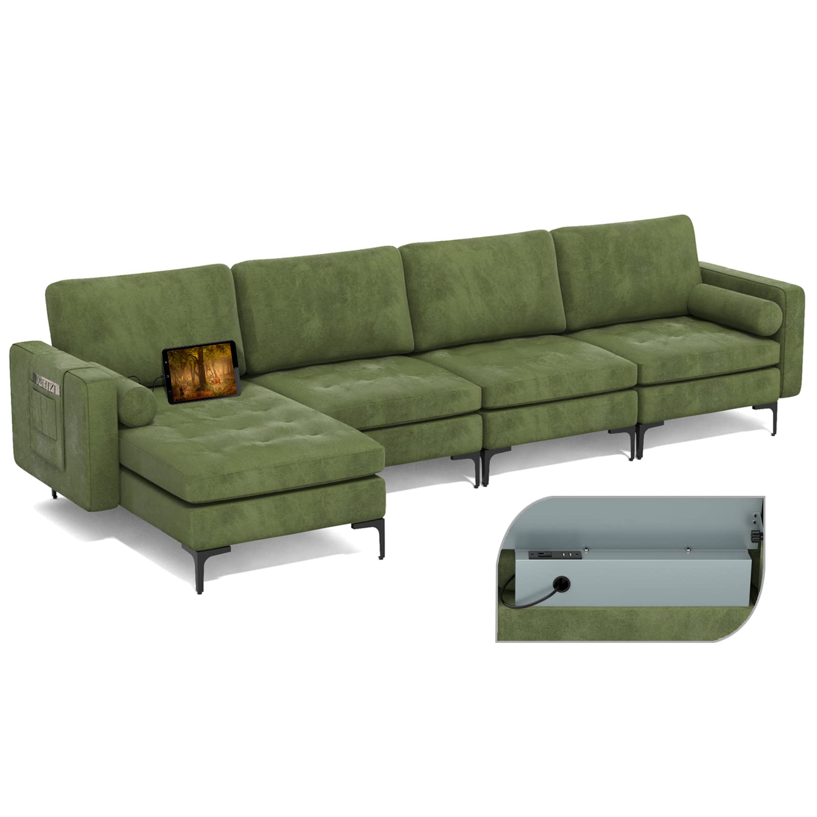 Heavy Duty Sleeper Sofa Couch for Living Room
