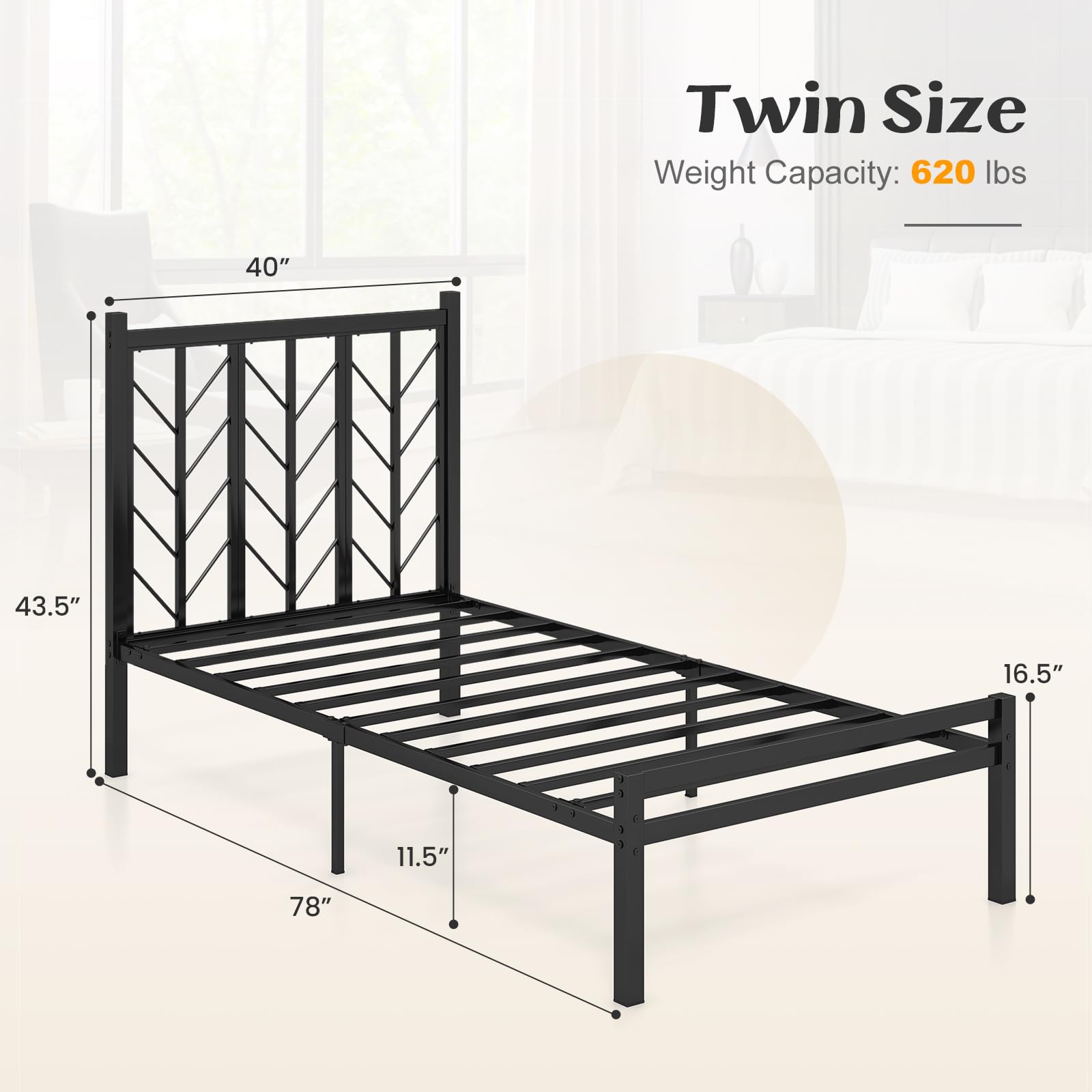 Metal Platform Bed Frame
